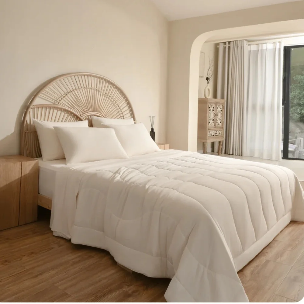 REST Evercool Cooling Comforter in Snow Ivory - King + Queen